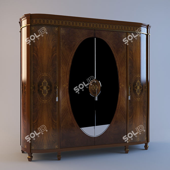 Classic Closet 3D model image 1