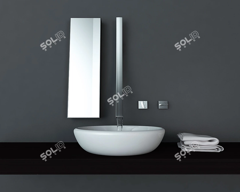 Graff Luna Vanity Set 3D model image 1