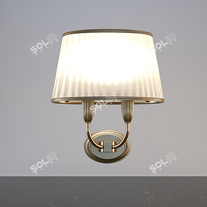Elegant Marina Pendant Light 3D model image 1