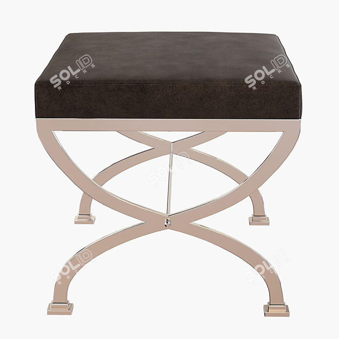 Andrew Martin Roman Stool: Elegant and Versatile 3D model image 1