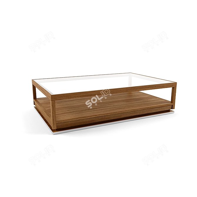 Luxury Italian Coffee Table: Ceccotti ICS Tavolino 3D model image 1