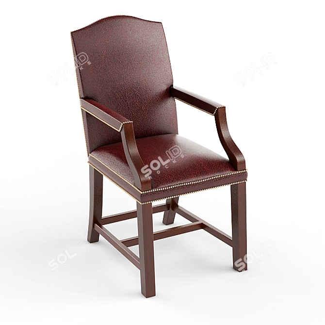 Oxford Collection Desk Chair 3D model image 1