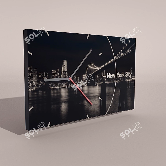 NYC Cityscape Watch 3D model image 1