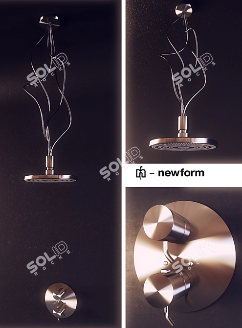 Elegant Italian Art: New Form Morpho 3D model image 1