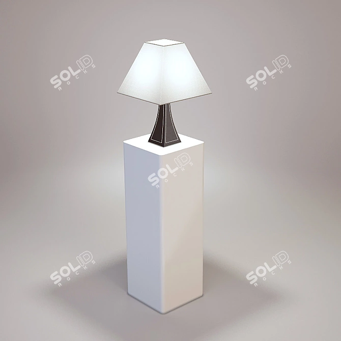 Elegant Vray Lamp 3D model image 1