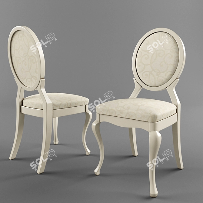 Elegant Casa Bella Chair 3D model image 1