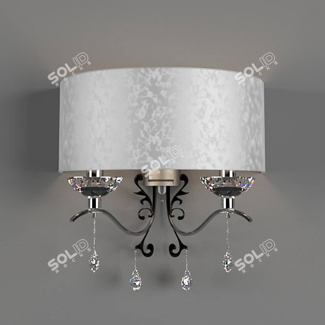 Venasca Wall Sconce: Elegant Lighting Upgrade 3D model image 1