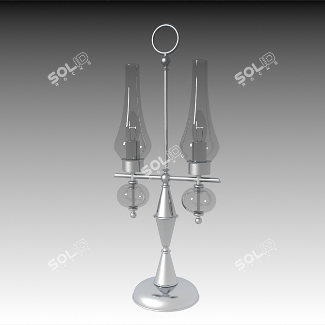 Modern Table Lamp - L26xH62xSp16cm 3D model image 1