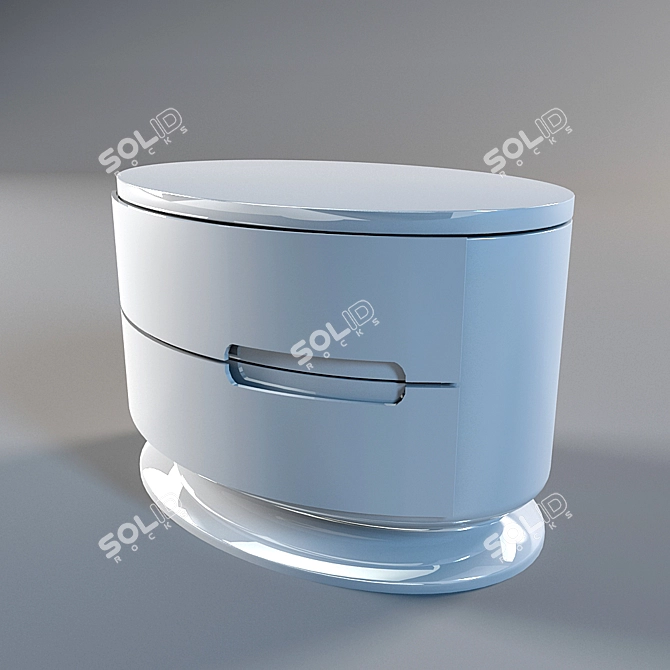 Serenissima Calice Bedside Table 3D model image 1