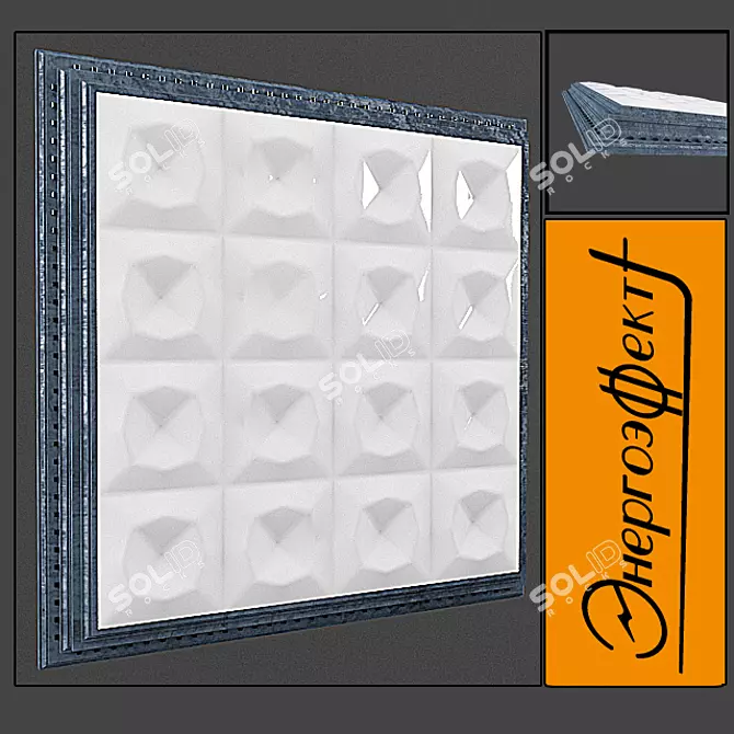 EnergoEffektdv Office LED Light 3D model image 1