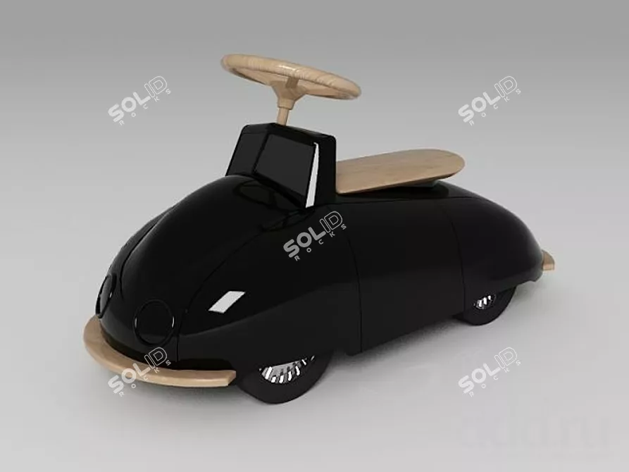 Sleek Saab Roadster: Playsam's Finest 3D model image 1