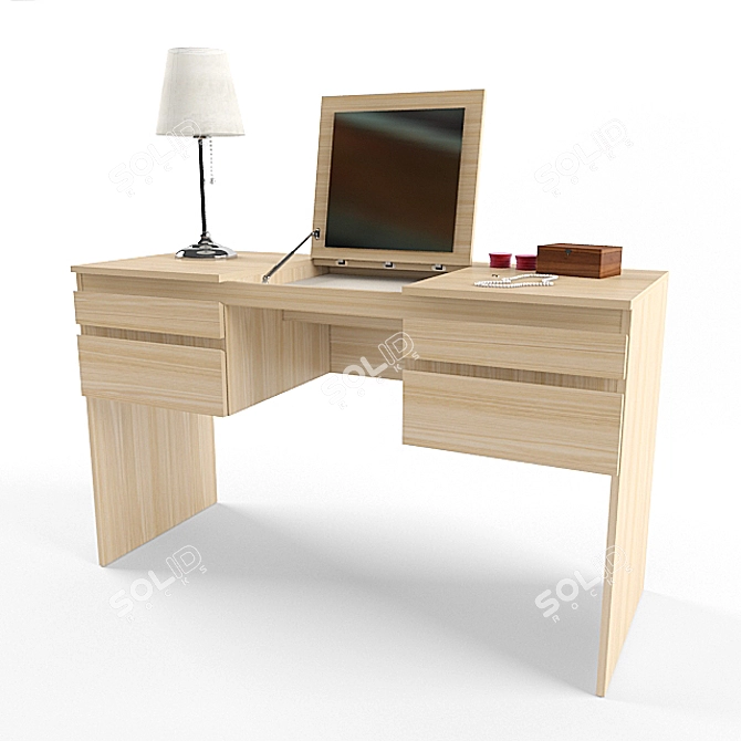 Elegant Ladies' Table by IKEA 3D model image 1