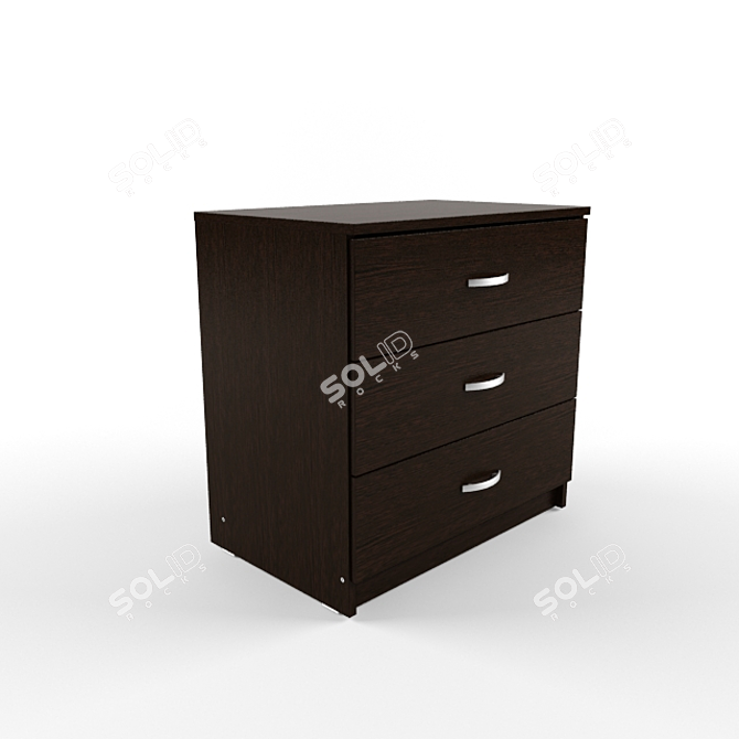 Stylish VINJE Wardrobe for Modern Living 3D model image 1