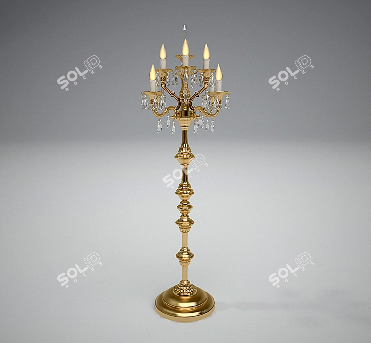 Felicitá TL: Elegant Floor Lamp 3D model image 1