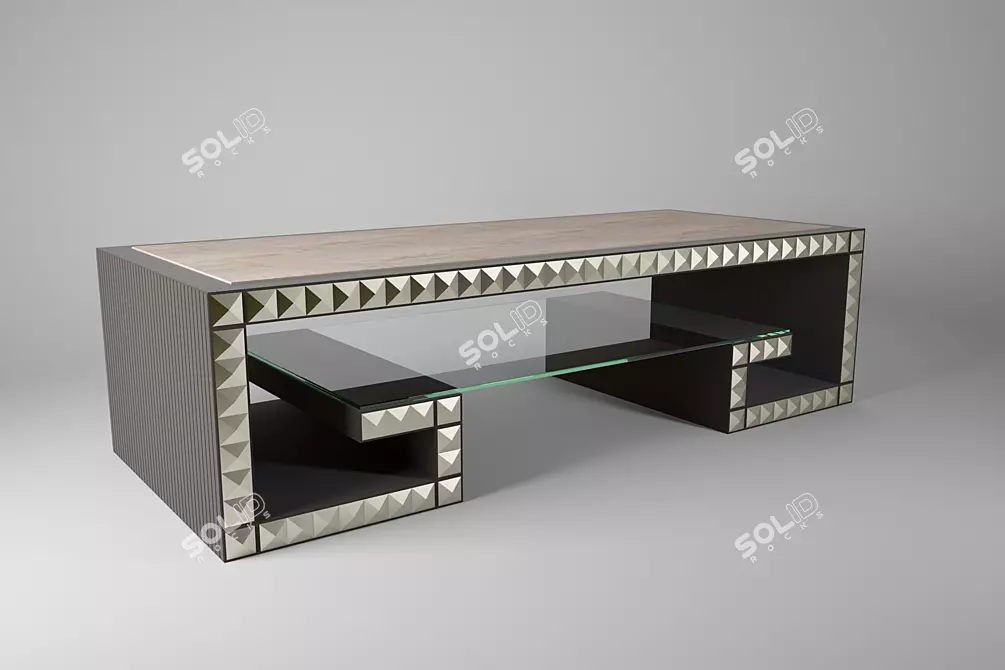 Elegant Francesco Molon Coffee Table 3D model image 1