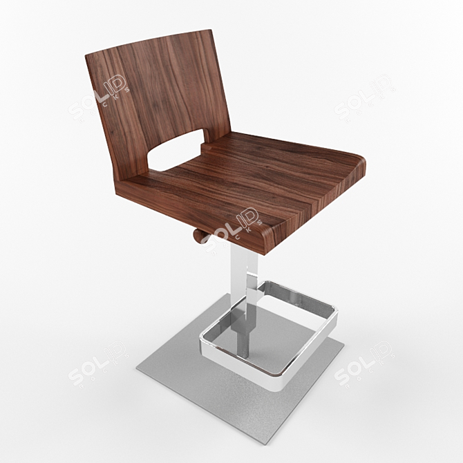 Riva 1920 Miro: Modern Bar Stool 3D model image 1