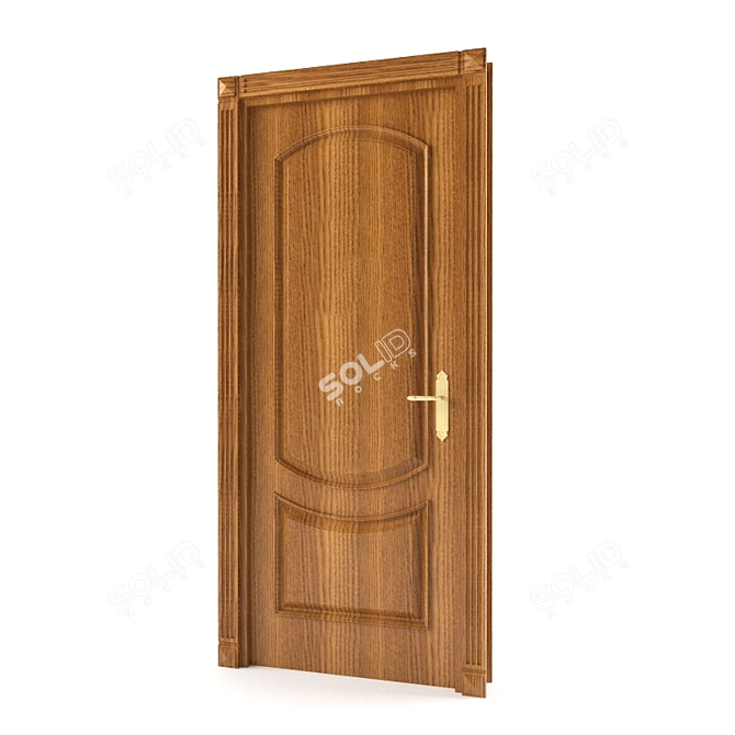 Customized 900x2100 Door 3D model image 1