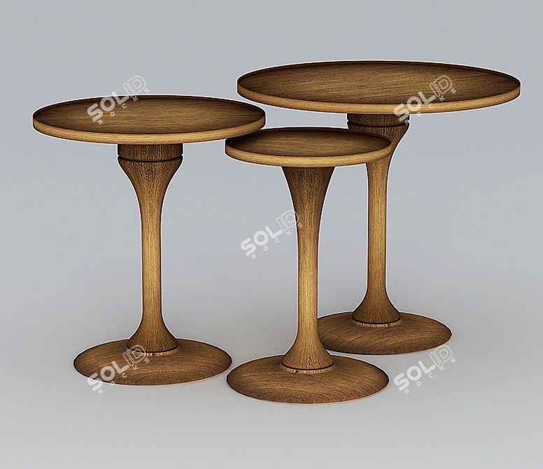 SIERRA Anello Vintage Amapa Tables 3D model image 1