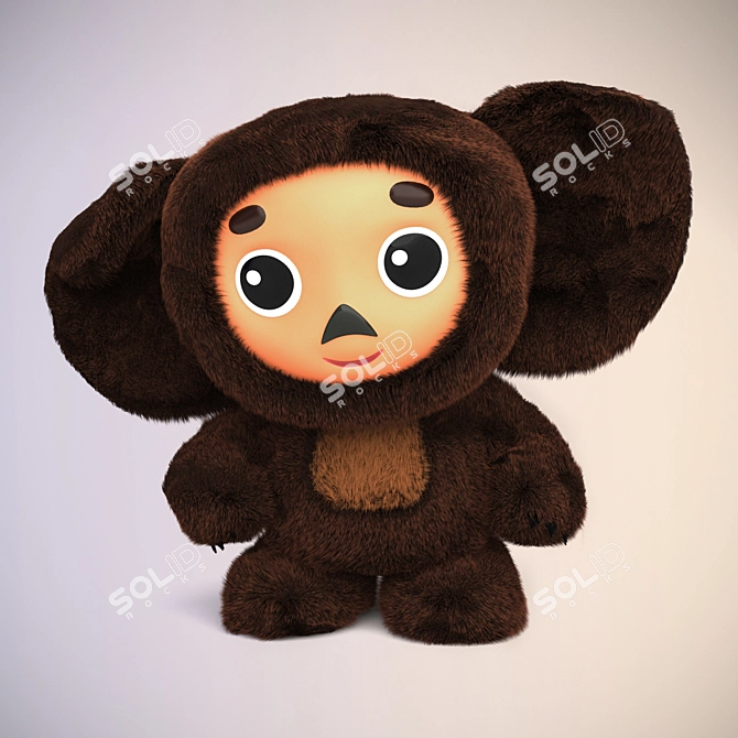 PROFI Cheburashka: Adorable and Educational Toy 3D model image 1