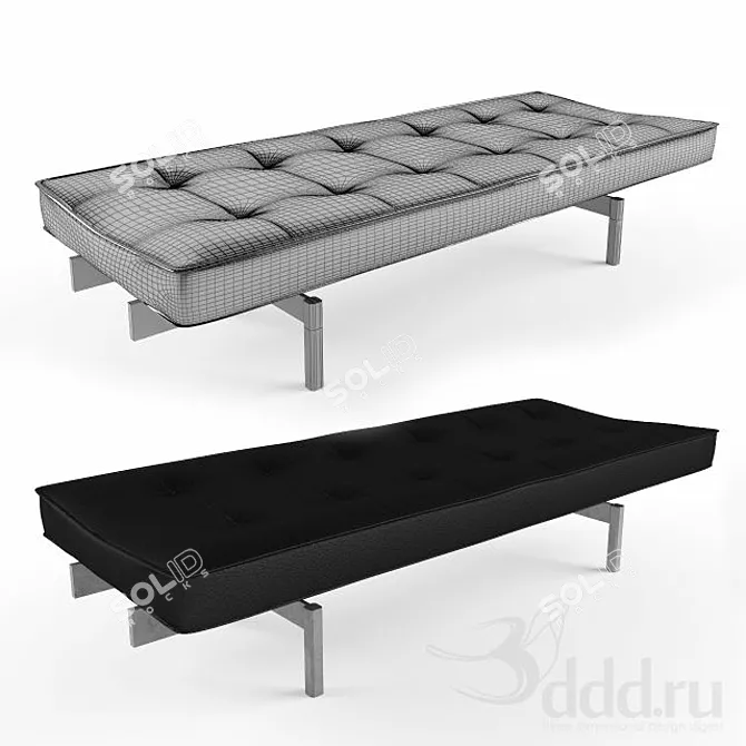 PK80: The Iconic Daybed 3D model image 1