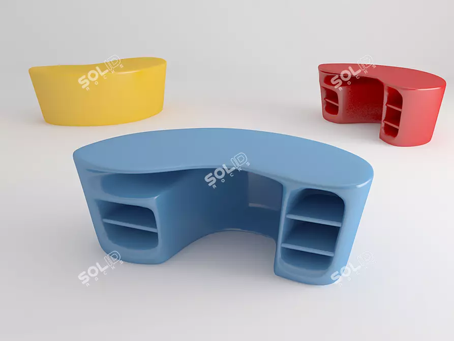 Polymer Table | 1800x950 3D model image 1