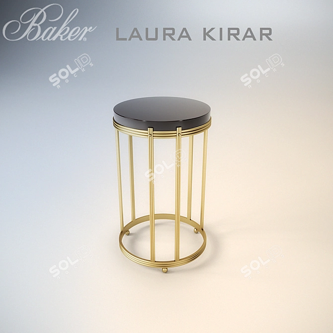 Gandt Table: Laura Kirar's Stylish Coffee Table 3D model image 1