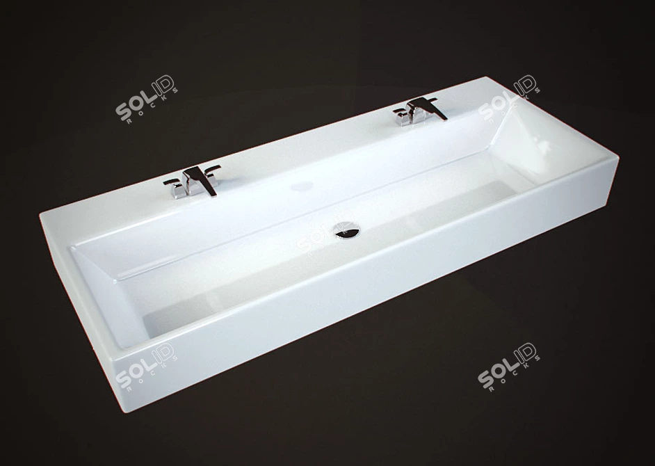 Elegant V&B Memento Sink 3D model image 1
