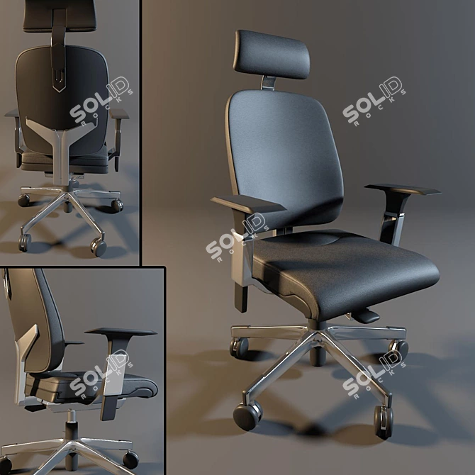 Executive Office Chair G-68 3D model image 1