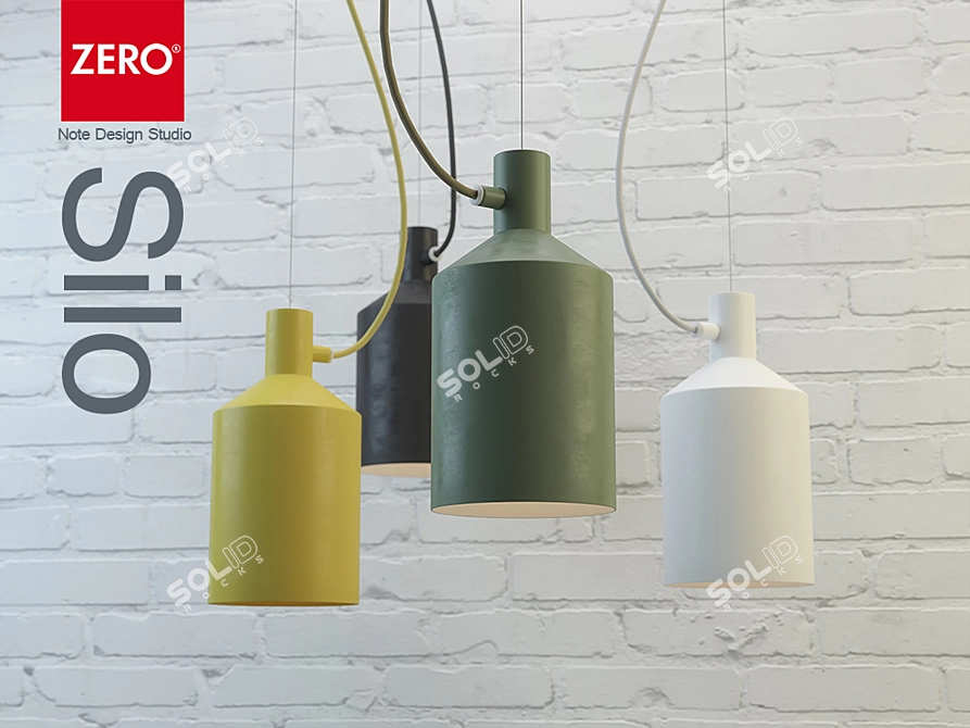 Zero Silo Pendant Light 3D model image 1