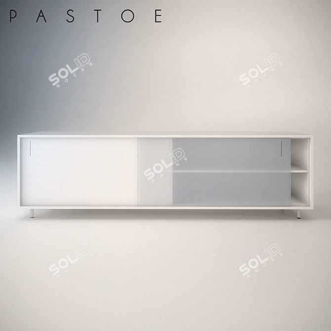 Stylish Pastoe Shift Cabinet 3D model image 1