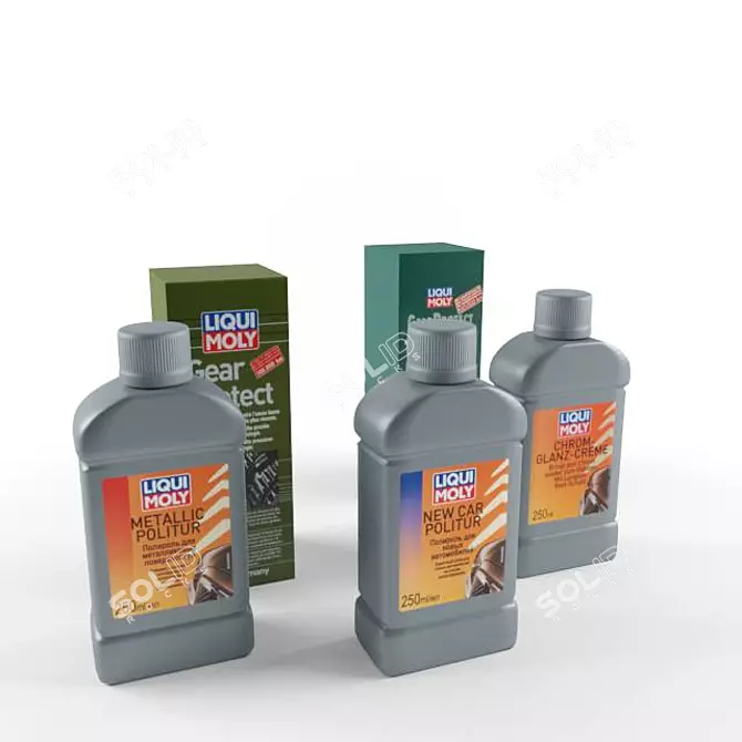 Car Care Essentials by LIQUI MOLY 3D model image 1