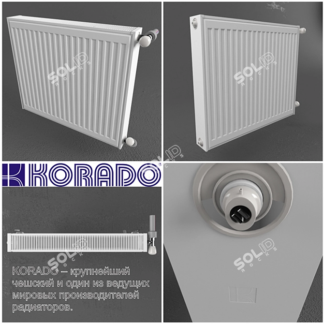 Korado Panel Radiator 700x600 3D model image 1