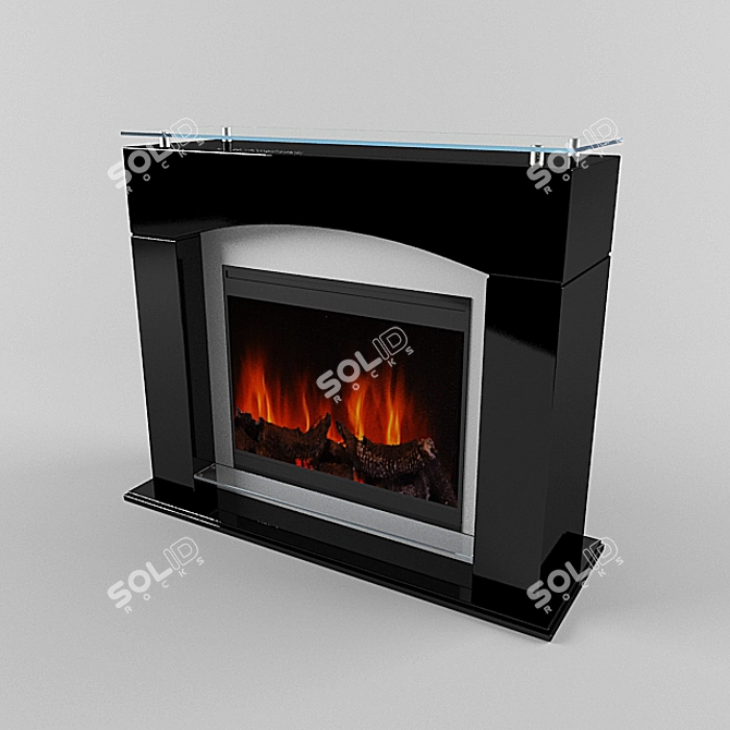 Sophisticated Heat Source Dimplex Laguna 3D model image 1