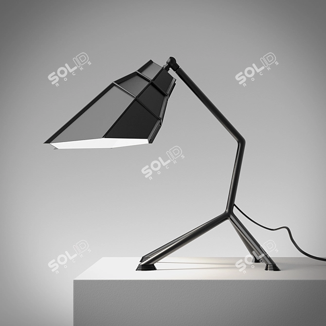 Sleek Diesel Foscarini Table Lamp 3D model image 1