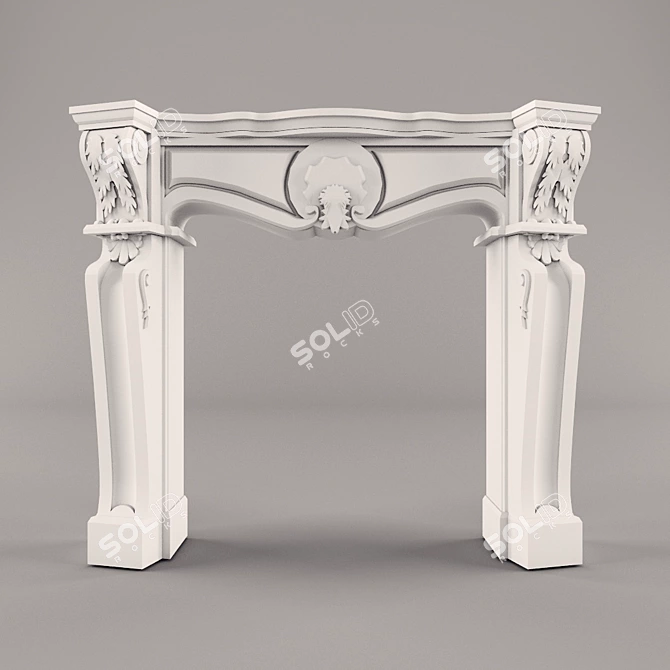 Classic Fireplace Portal: Orac Decor 3D model image 1