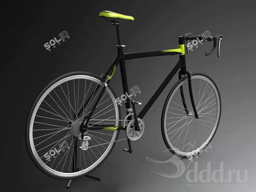 Speedster: High-Performance Racing Bike 3D model image 1