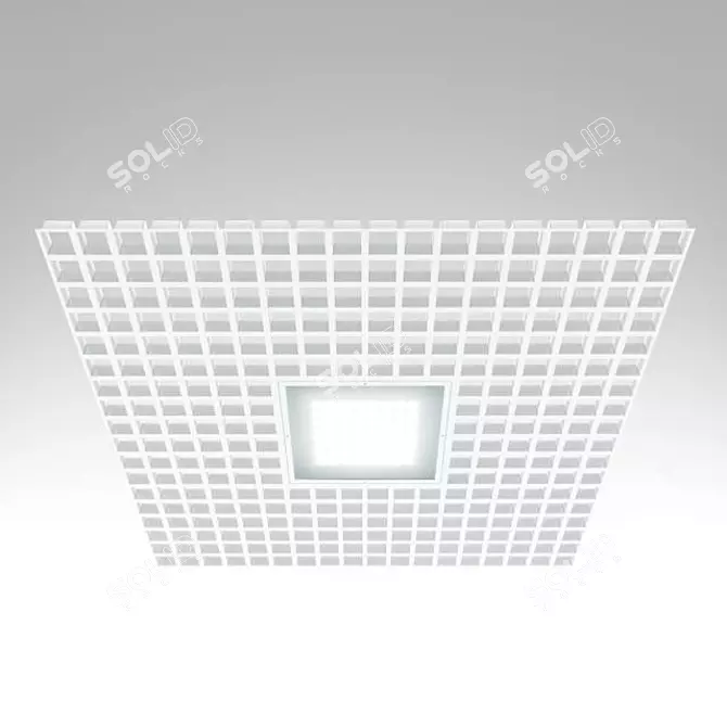 Illuminated Raster Ceiling 3D model image 1