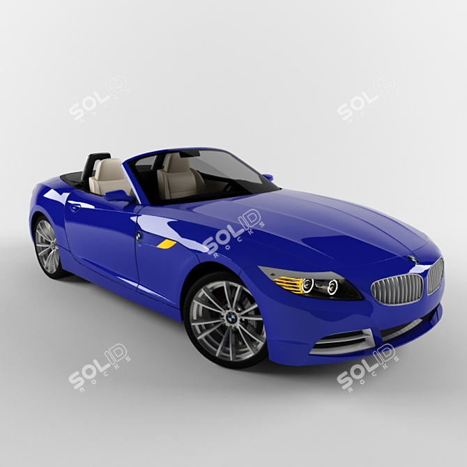 Sleek 2009 BMW Z4 3D model image 1