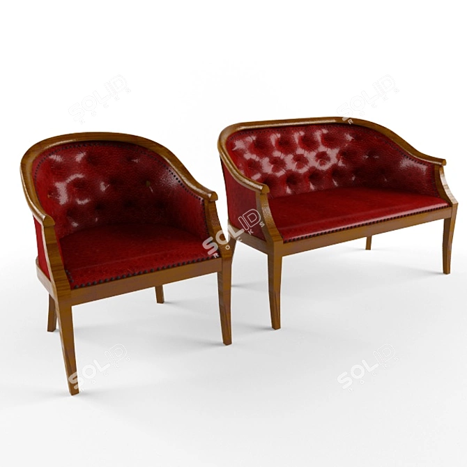 Customizable Furniture for Horeca Industry 3D model image 1