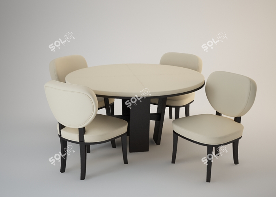 Ulivi Pamela: Italian Dining Group 3D model image 1