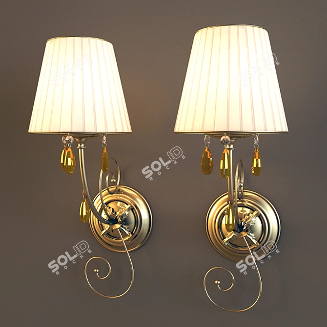 Classic Wall Sconce 3D model image 1