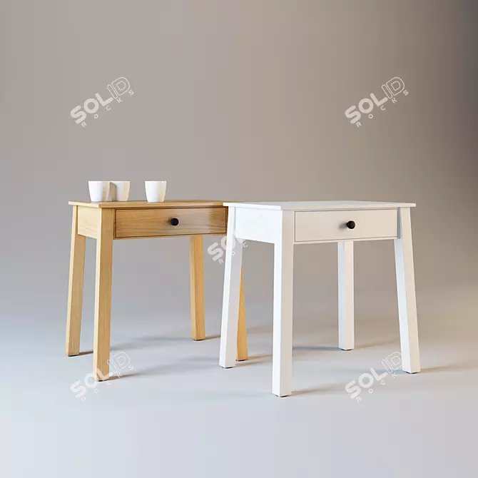 Modern Coffee Table: 400x600x600, Materials & Texture 3D model image 1