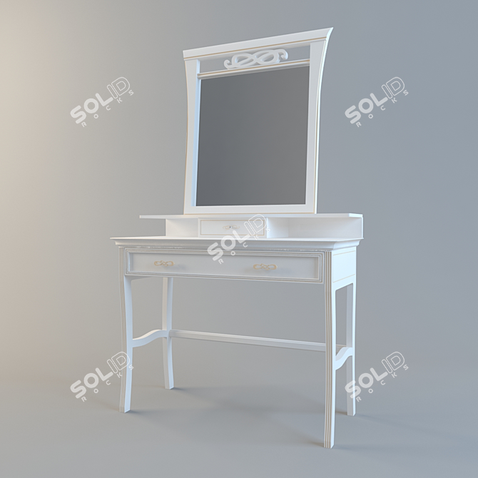 Italian Vanity Table: ALF T1VT/SPECVT 3D model image 1