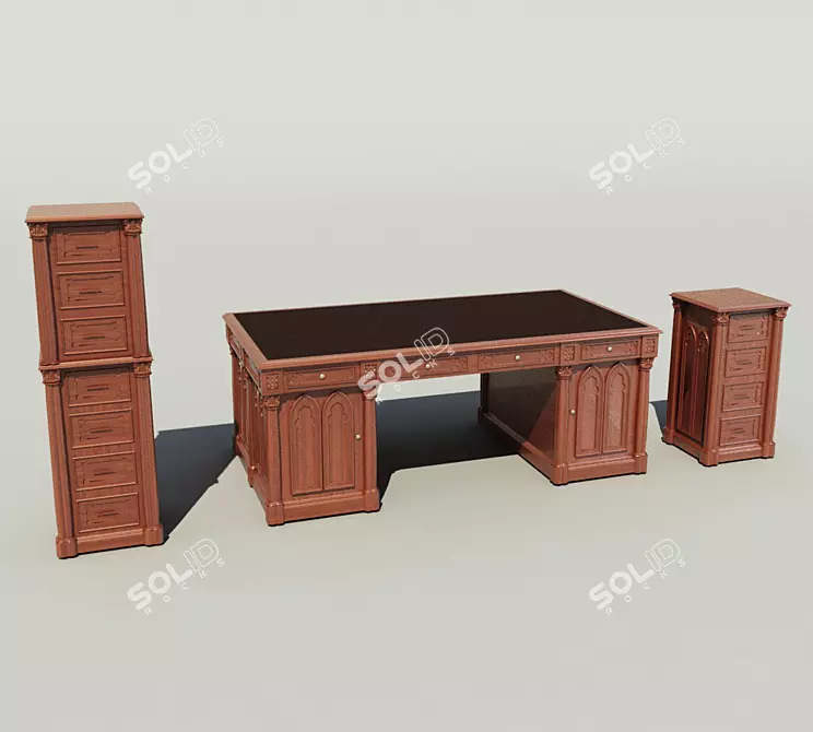 Milfor Furniture Set 3D model image 1