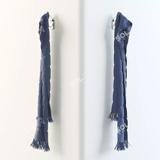 Crochet Infinity Scarf | Handmade 3D model image 1