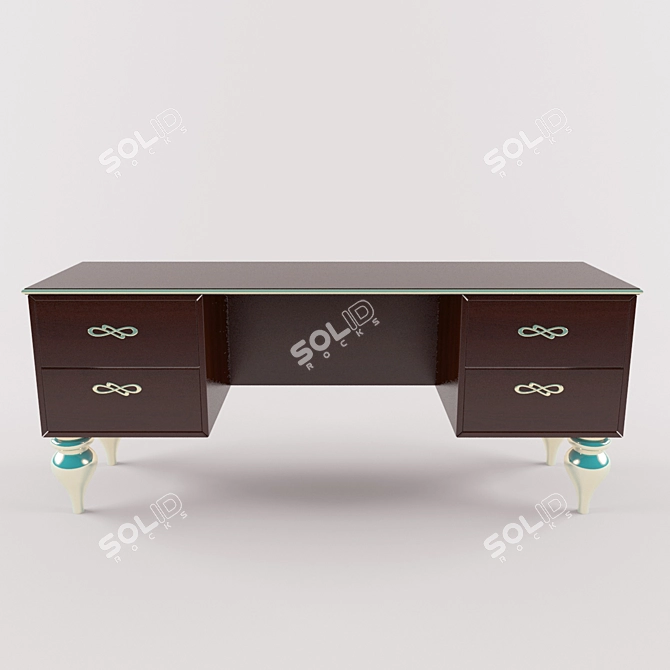 Nobile Dressing Table - Luxurious and Elegant 3D model image 1