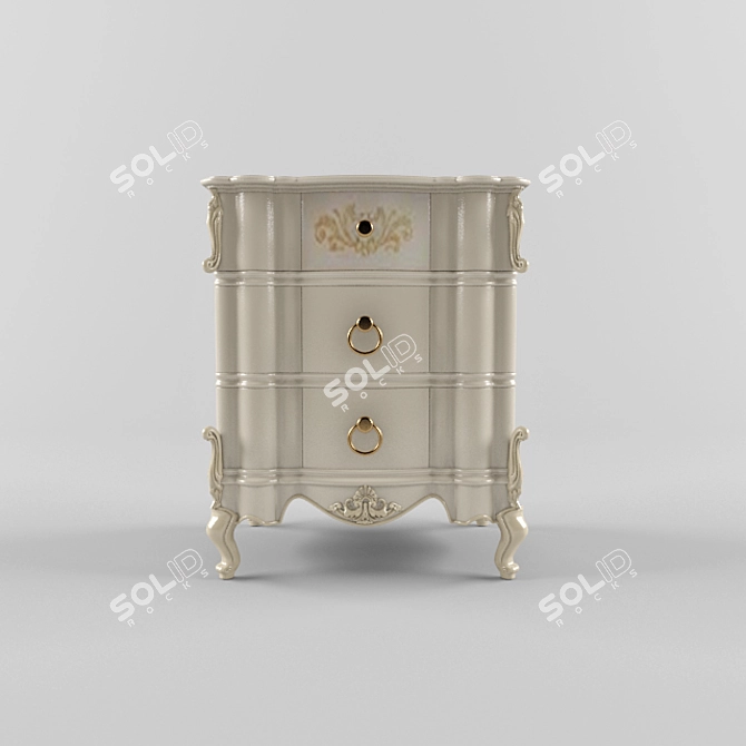 Antonelli Moravio PITTI Nightstand 3D model image 1