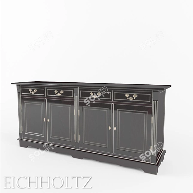 Elegant Eichholtz Cabinet: Sturdy Storage Solution 3D model image 1