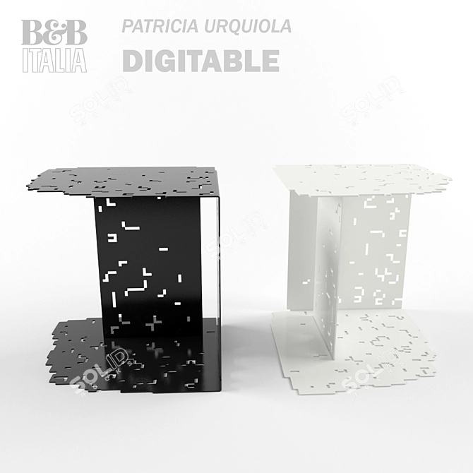 Modern Italian Designer Low Tables 3D model image 1