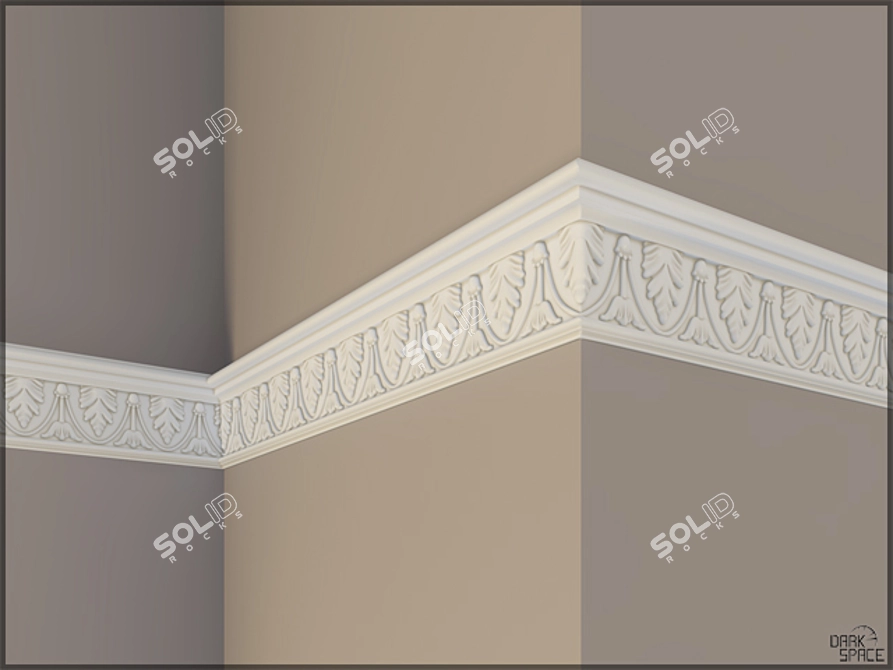 Title: Classic Profile Molding 3D model image 1